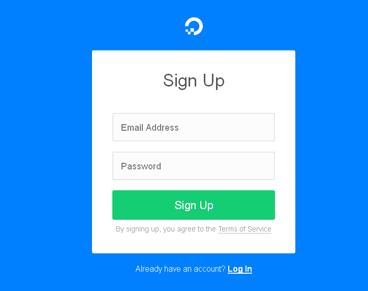 digital ocean new account
