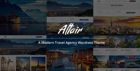 Altair Best WordPress Travel Theme