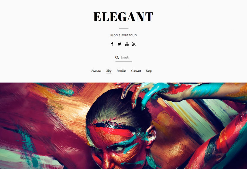 elegant wordpress theme