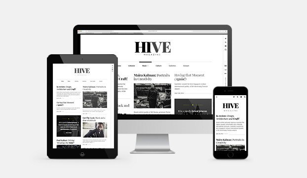 hive responsive wordpress theme
