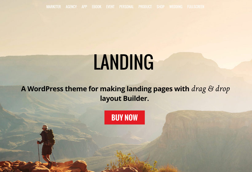 landing wordpress theme