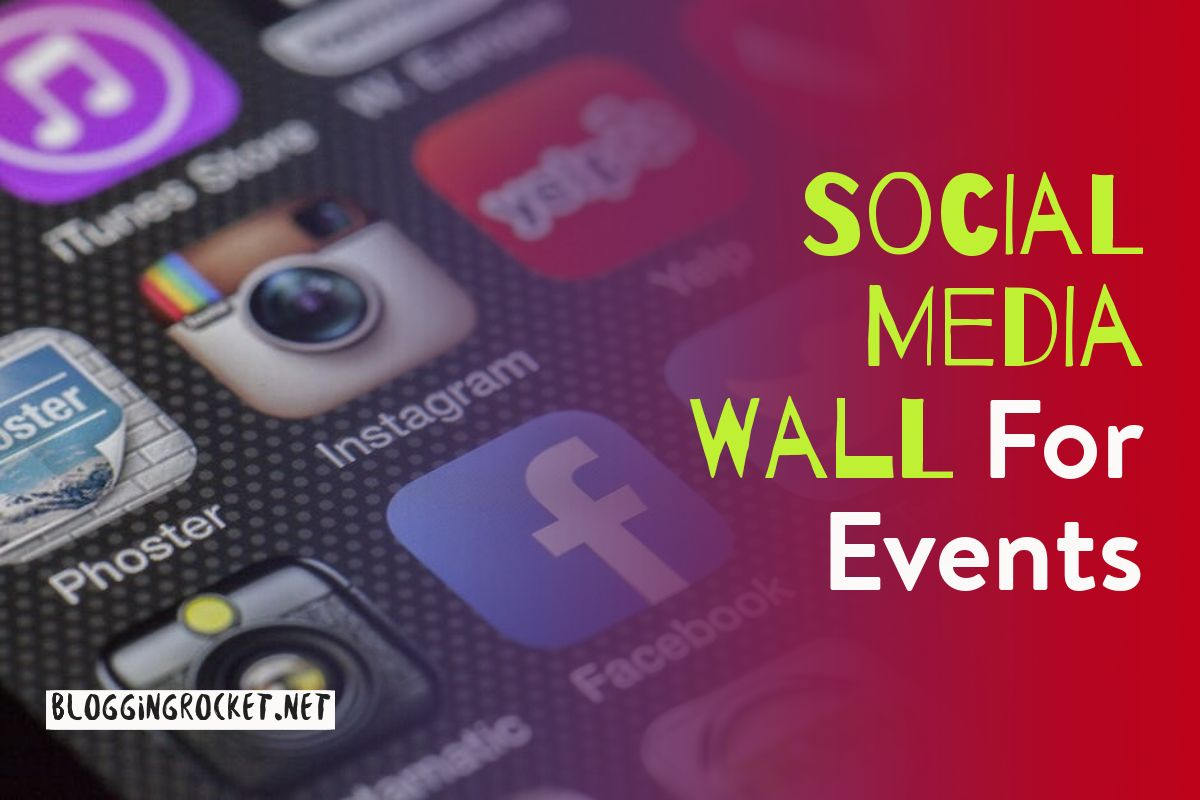 social media wall for events