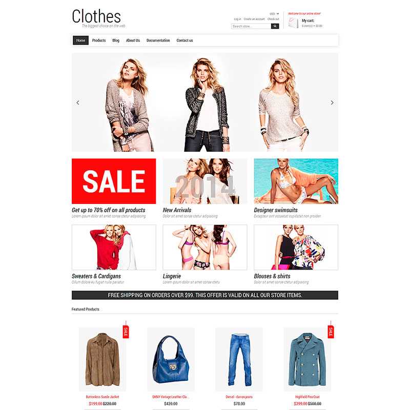 Clothes - Fashion Store Responsive Shopify Theme