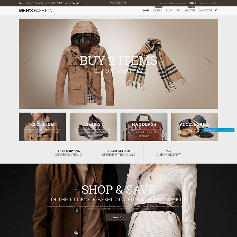 Male Fashion Shopify Theme