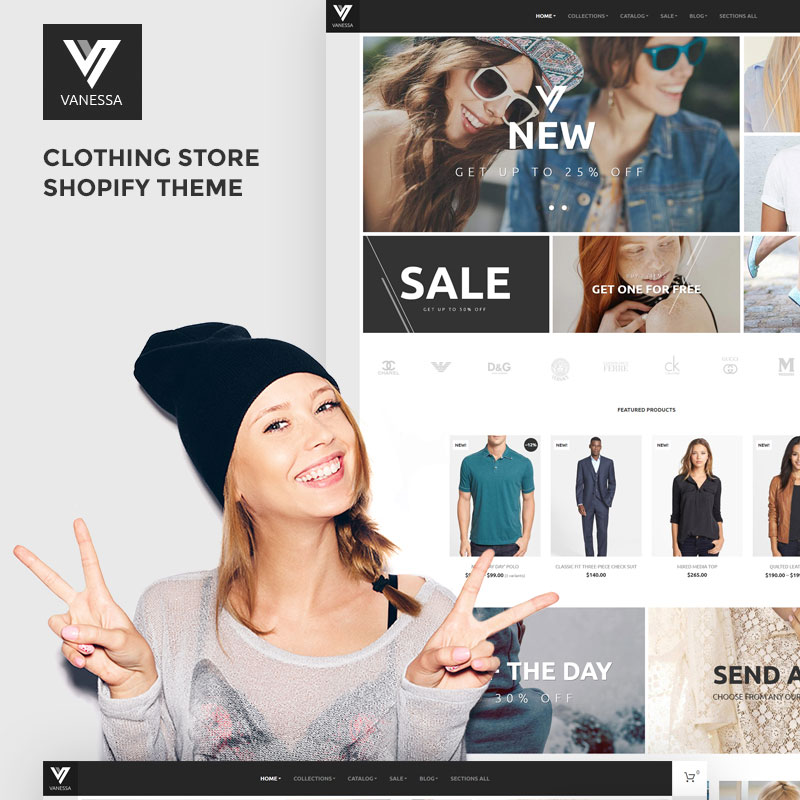 Vanessa - Clothing Store Shopify Theme