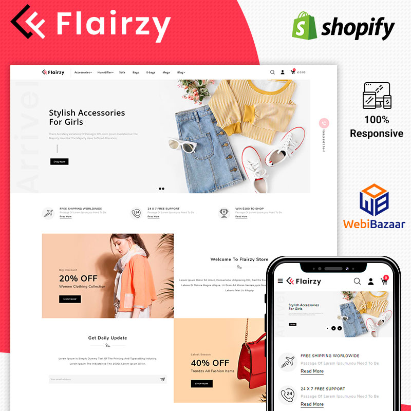 Flairzy - Fashion Shopify Theme